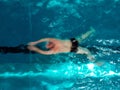 lanes swimming in indoor pool