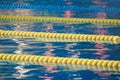 Lanes in swimming pool