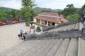 Lang khai dinh tomb in Vietnam Royalty Free Stock Photo