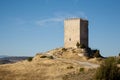 Langa de Duero castle view, Spanish landmark