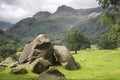 The Langdale Boulders, Lake District, England