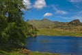 Langdale Pike and Blea Tarn Cumbria, Lake District National Park Royalty Free Stock Photo