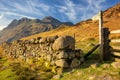 The Langdale Pikes in the Lake District