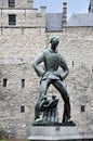 Lange Wapper statue of Steen Castle, Antwerp Royalty Free Stock Photo