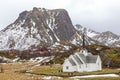 Wooden church at Langenes near Oksnes. Vesteralen Islands Norway.