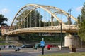 Langer arch bridge in Gyor, Hungary Royalty Free Stock Photo