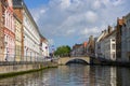 Langerei canal on a sunny day in summer Royalty Free Stock Photo