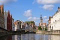 Langerei canal on a sunny day in summer Royalty Free Stock Photo