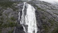 The Langfoss Waterfall