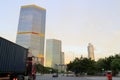 Langhao ( marriott ) hotel at sunrise in guangzhou