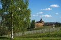 Langhe - Barolo, the Della Volta castle. Royalty Free Stock Photo