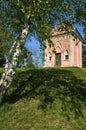 Langhe - The chapel of San Pietro delle Viole in Barolo. Royalty Free Stock Photo