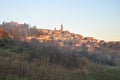 Langhe and Roero region, village of Govone, Piemonte, Italy Royalty Free Stock Photo