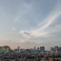 Langit Jakarta di sore hari Royalty Free Stock Photo