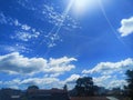 ;Day sky with wide angle lens& x29;