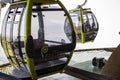 The Langkawi Cable Car, also known as Langkawi SkyCab transporting passengers to top Machincang mountain and foothill, Langkawi Is