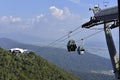 The Langkawi Cable Car, also known as Langkawi SkyCab transporting passengers to top Machincang mountain and foothill, Langkawi Is