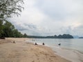 Langkawi eagle, nature island with tourist beach and clear sea