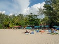 Langkawi eagle, nature island with tourist beach and clear sea