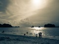 Langkawi eagle, nature island with tourist beach and clear sea