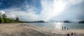 Langkawi eagle, nature island with tourist beach and clear sea