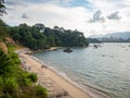 Langkawi eagle, nature island with tourist beach and clear sea