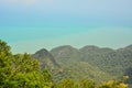 Langkawi mountains view Royalty Free Stock Photo