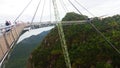 A Side View of Langkawi Skybridge, Kedah, Malaysia Royalty Free Stock Photo