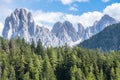 Langkofel (Sassolungo) landscape on the Dolomites mountains, South Tyrol, Italy