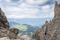 Langkofel (Sassolungo) landscape on the Dolomites mountains, South Tyrol, Italy