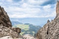 Langkofel (Sassolungo) landscape on the Dolomites mountains, South Tyrol, Italy