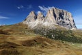 Langkofel Sassolungo in the Morning Light, Dolomites, Italy