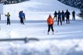 Cross-country skiing in the Bohemian Forest Upper Austria, Austria