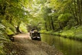 Langollen Canal tunnel at Chirk tunnel Royalty Free Stock Photo