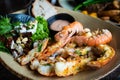 Langoustines - Icelandic cuisine made of lobster Royalty Free Stock Photo