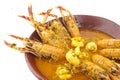 Langoustines Stew Royalty Free Stock Photo