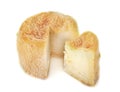 Langres cheese in studio Royalty Free Stock Photo