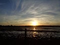 Langstone Harbour at sunset