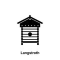 langstroth hive icon. Element of beekeeping icon. Premium quality graphic design icon. Signs and symbols collection icon for