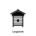 langstroth hive icon. Element of beekeeping icon. Premium quality graphic design icon. Signs and symbols collection icon for