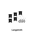 langstroth hive icon. Element of beekeeping icon. Premium quality graphic design icon. Signs and symbols collection icon for