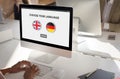 Language Dictionary English German Concept Royalty Free Stock Photo