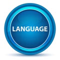 Language Eyeball Blue Round Button Royalty Free Stock Photo