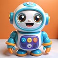 Kids Language Learning Buddy is an AI-powered toy Royalty Free Stock Photo