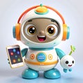 Language Learning Buddy is an AI-powered toy Royalty Free Stock Photo
