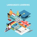 Language Learning Composition Royalty Free Stock Photo