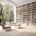 The Language of Silence: Minimalist Library Design