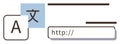 Language Translation Tool with Text Input and URL for Web Navigation Royalty Free Stock Photo