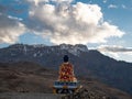 Langza - Heaven in Spiti Valley Royalty Free Stock Photo