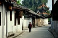 Langzhong, China: Ancient Houses & Pagoda